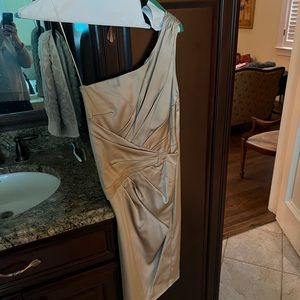 One shoulder cocktail dress